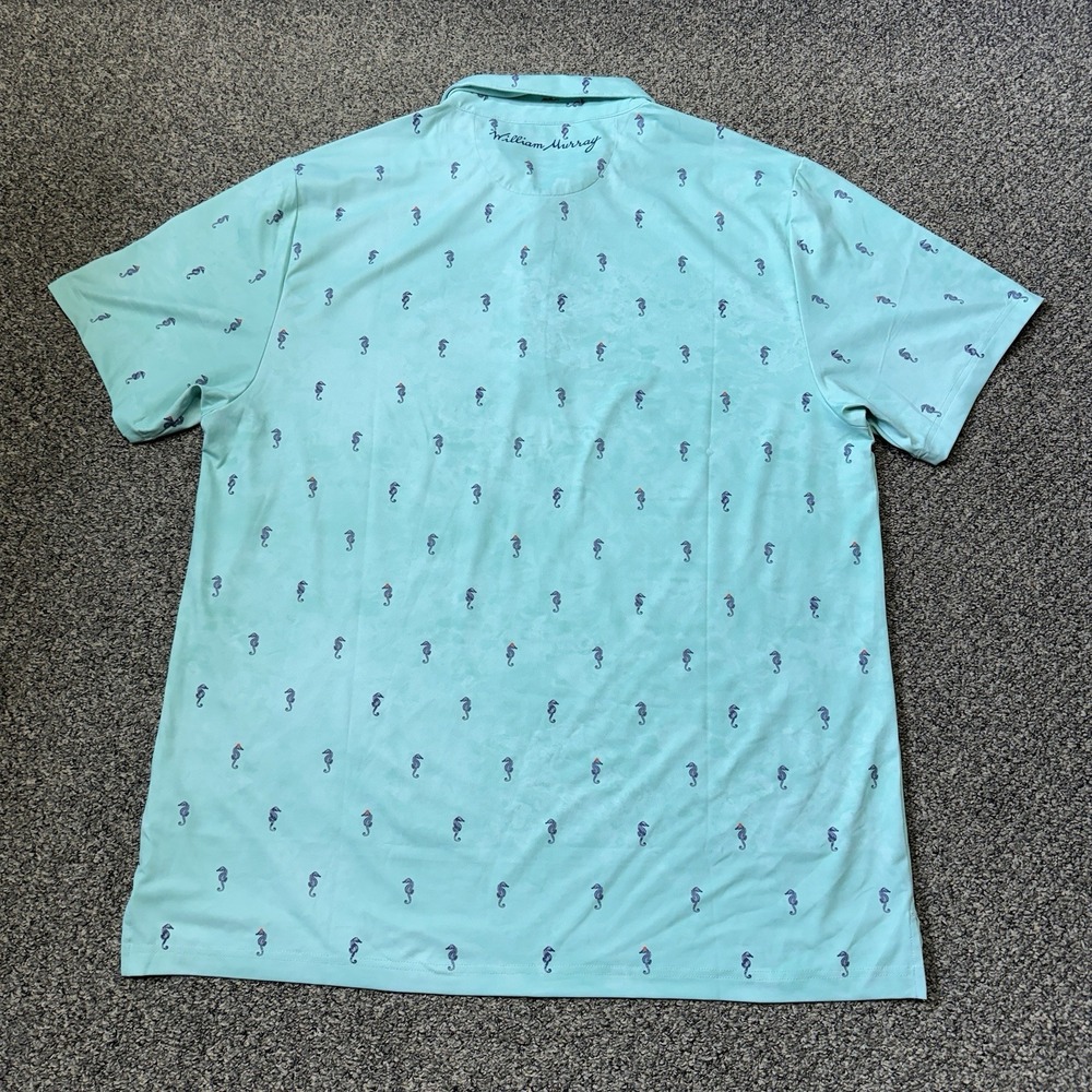 Lot Of 5 William Bill Murray Golf Polo Shirts XL Colorful Cocktail Pizza Beach - Picture 5 of 15